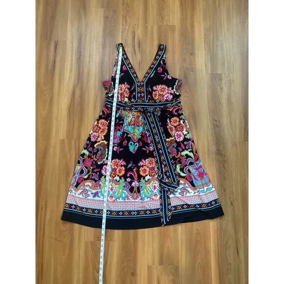 Women’s Dressbarn Size 10 Sundress Summer Lightweight Soft Vibrant Everyday - Picture 6 of 8